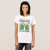 T-shirt St patrick cadeaux drôle de gueule de bois (Devant entier)