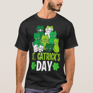 T-shirt St patrick Catricks Day Chats Saint Pattys Femmes