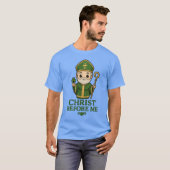 T-Shirt St Patrick Christ Before Me (Devant entier)