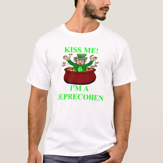 T-shirt St Patrick ; conception juive irlandaise de jour (Devant)
