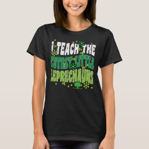 T-shirt St Patrick Day Enseigner Little Leprechauns Saint