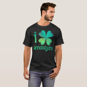 T-shirt St Patrick Day I LOVE SHENANIGANS Retro Irish (Devant entier)