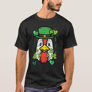 T-shirt St Patrick Day Irish Chicken Saint Paddys Farm Hom
