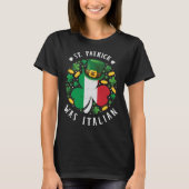 T-shirt St Patrick Était Italien Saint Patrick's Day Shamr (Devant)