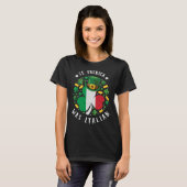 T-shirt St Patrick Était Italien Saint Patrick's Day Shamr (Devant entier)