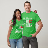T-shirt St Patrick Était Italien St Patrick's Day Shamrock (Unisexe)