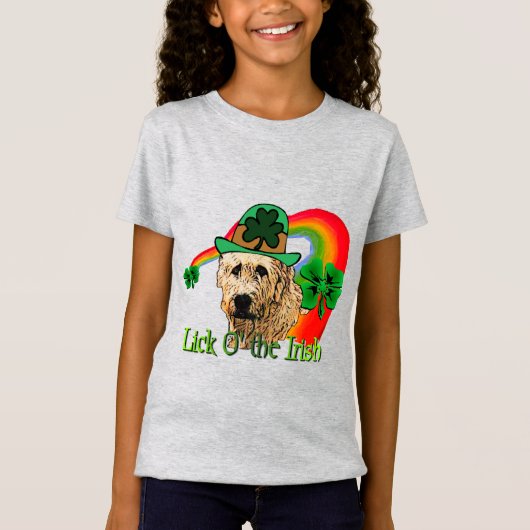 T-Shirt St patrick irlandaise Wolfhound (Devant)