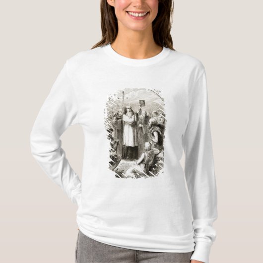 T-shirt St Patrick montrant au peuple de l'Irlande les (Devant)