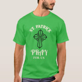 T-shirt ST. PATRICK PRIE POUR LA St. Patrick's Day des Éta (Devant)