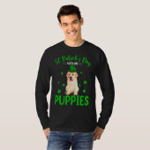 T-shirt St Patrick S Day Avec Mes Chiots St Patrick Leprec (Devant entier)