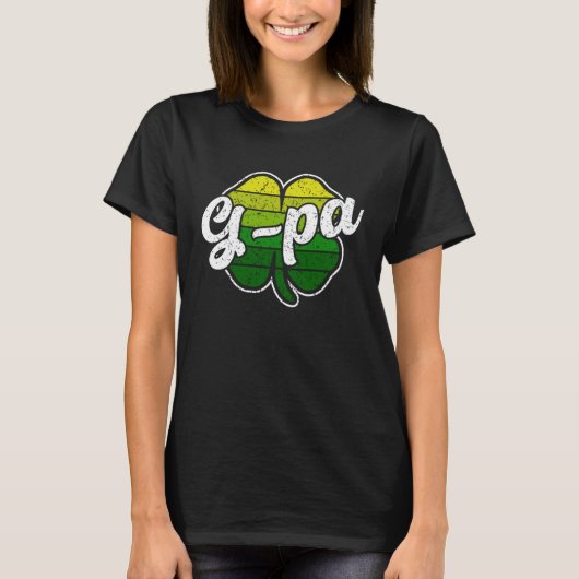 T-shirt St Patrick s Day G Pa Father Irish C Shamrock (Devant)