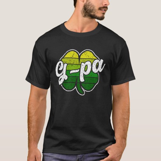 T-shirt St Patrick s Day G Pa Father Irish C Shamrock (Devant)