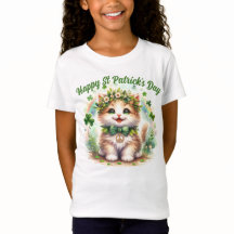 St Patrick’s Day Kitten personnalisable. St Patty'