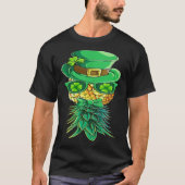 T-shirt St Patrick s Day Mask Swinger Upside Down Pineapp (Devant)