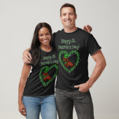 T-shirt St Patrick S Day Red Long Dachshund (Unisexe)