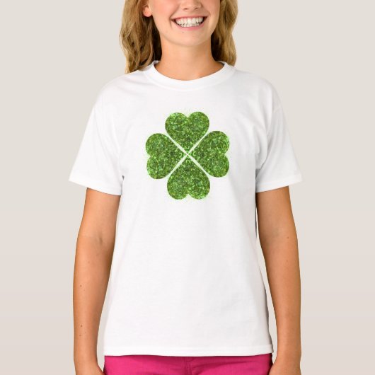 T-shirt St Patrick’s day, trèfle vert irlandais (Devant)
