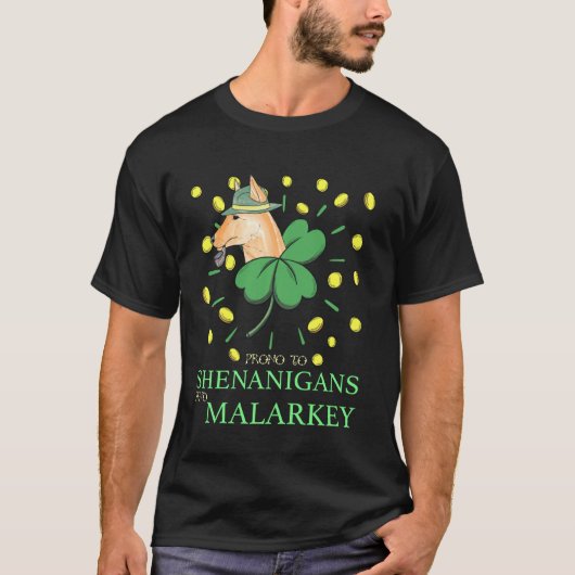 T-shirt St Patrick S Prono Aux Shenanigans Et Malarkey Cl (Devant)