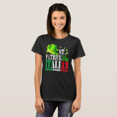 T-shirt St Patrick Was Italian St Patrick's Day Hat Clover (Devant entier)