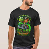 T-shirt St Patrickâ€™ Semaine Vélo Jour Daytona Plage Flor (Devant)