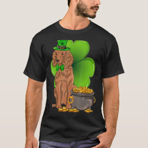T-shirt St Patrick's Day American Water Spaniel Shamrock P