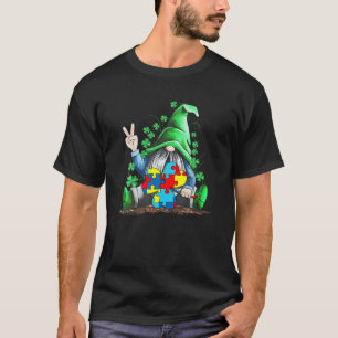 T-shirt St. Patricks Day Autism Awareness Gnomes Autism Mo