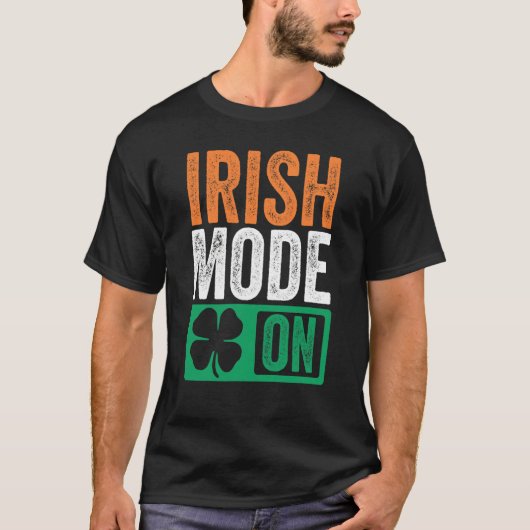 T-shirt St Patrick's Day Beer Drinking Ireland Irish Mode  (Devant)