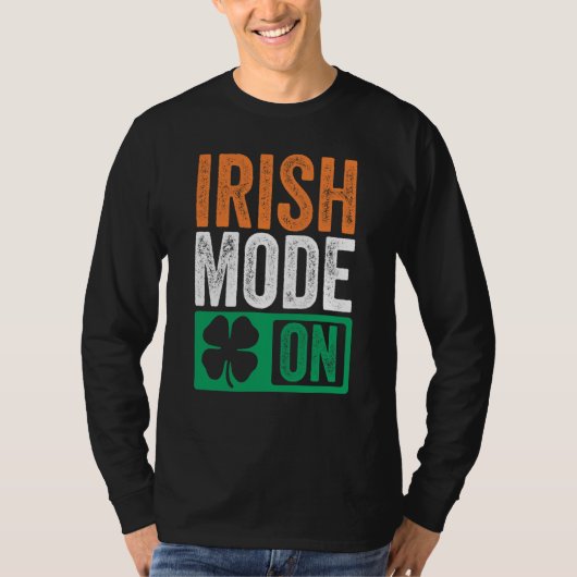 T-shirt St Patrick's Day Beer Drinking Ireland Irish Mode  (Devant)