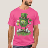 T-shirt St Patrick'S Day Bowling Boire Bière Lover Playe (Devant)