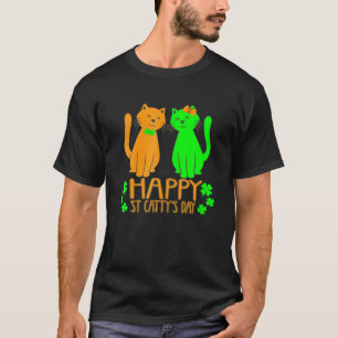 T-shirt St. Patrick's Day Cat Don Joyeux St. Catty's Day