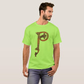 T-SHIRT ST PATRICK'S DAY CÉLTIC P MONOGRAM AVEC SHAMROCK (Devant entier)