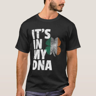 T-shirt St Patrick'S Day C'Est Dans Mon Drapeau Irlandais