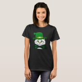 T-shirt St Patrick's Day Chat Cute St Paddys Dat Cat (Devant entier)