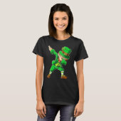 T-shirt St Patricks Day Dabbing Leprechaun Boys Men Dab Da (Devant entier)