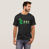 T-shirt St Patricks Day Drinking Green Beer Irish Gamer (Devant entier)