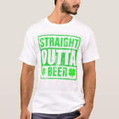 T-shirt St. Patricks Day Droit devant la bière DS (Devant)