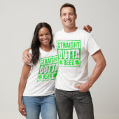 T-shirt St. Patricks Day Droit devant la bière DS (Unisexe)