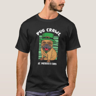 T-shirt St. Patrick's Day Drôle Carlin Crawl St. Patrick's