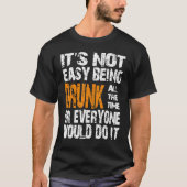 T-shirt St Patrick's Day Drunk Lucky Bartender All Time Dr (Devant)