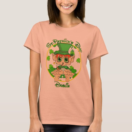 T-shirt St Patrick's Day Dublin (Devant)