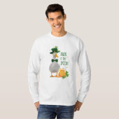 T-shirt St. Patricks Day Duck o'the Irish (Devant entier)