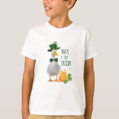 T-shirt St. Patricks Day Duck o'the Irish (Devant)