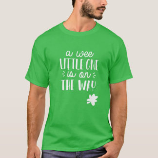 T-shirt St. Patrick's Day Faire-part de grossesse Wee Litt