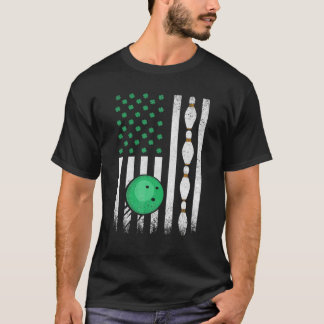 T-shirt St Patrick's Day For Idea Irish American Bowling