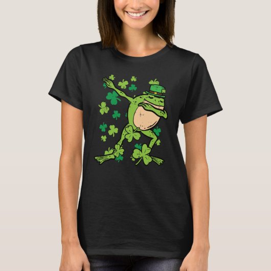 T-shirt St Patricks Day Frog Dab Saint Pattys Paddys Boys (Devant)