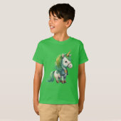 T-shirt St. Patrick's Day Funny Irish Unicorn (Devant entier)