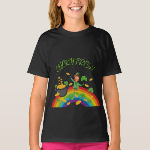 T-shirt St. Patricks Day -Funny Lucky Irish Leprechaun