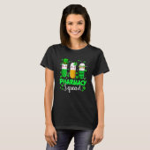 T-shirt St Patrick's Day Funny Pharmacy Squad Leprechaun P (Devant entier)