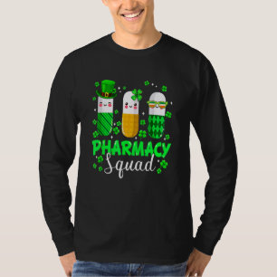 T-shirt St Patrick's Day Funny Pharmacy Squad Leprechaun P