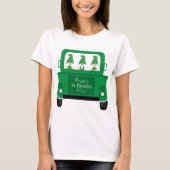 T-shirt St Patrick's Day Gnomes dans un camion (Devant)