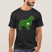 T-shirt St Patrick's Day Golden Retriever Irish Green Sham (Devant)